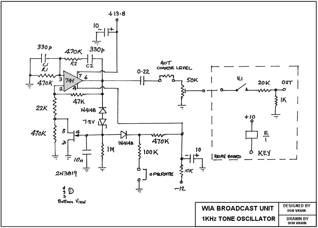 1KHz tone osc